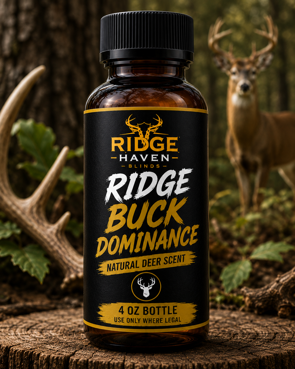 Ridge Haven Blinds Natural Deer Scents — 4 oz Bottles