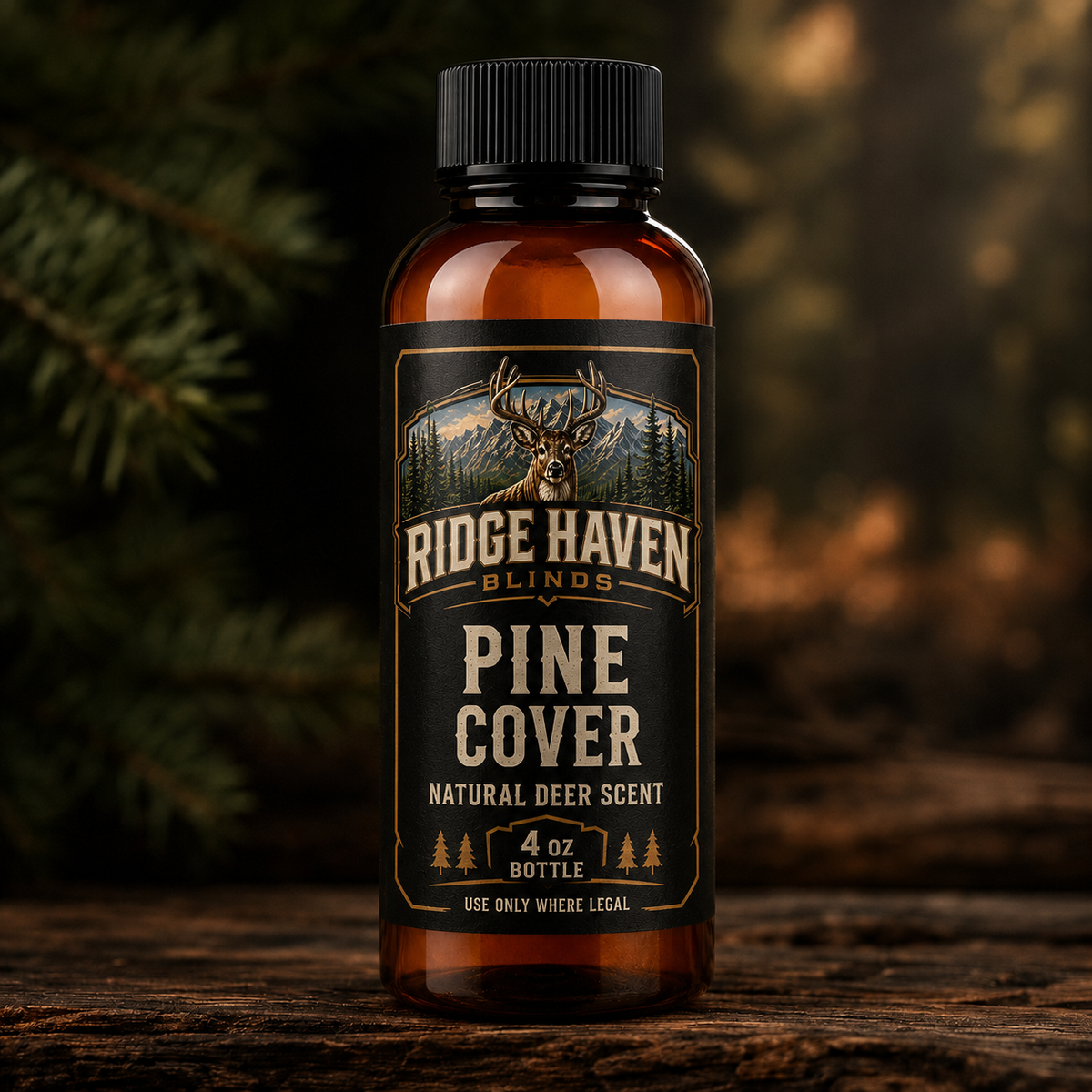 Ridge Haven Blinds Natural Deer Scents — 4 oz Bottles