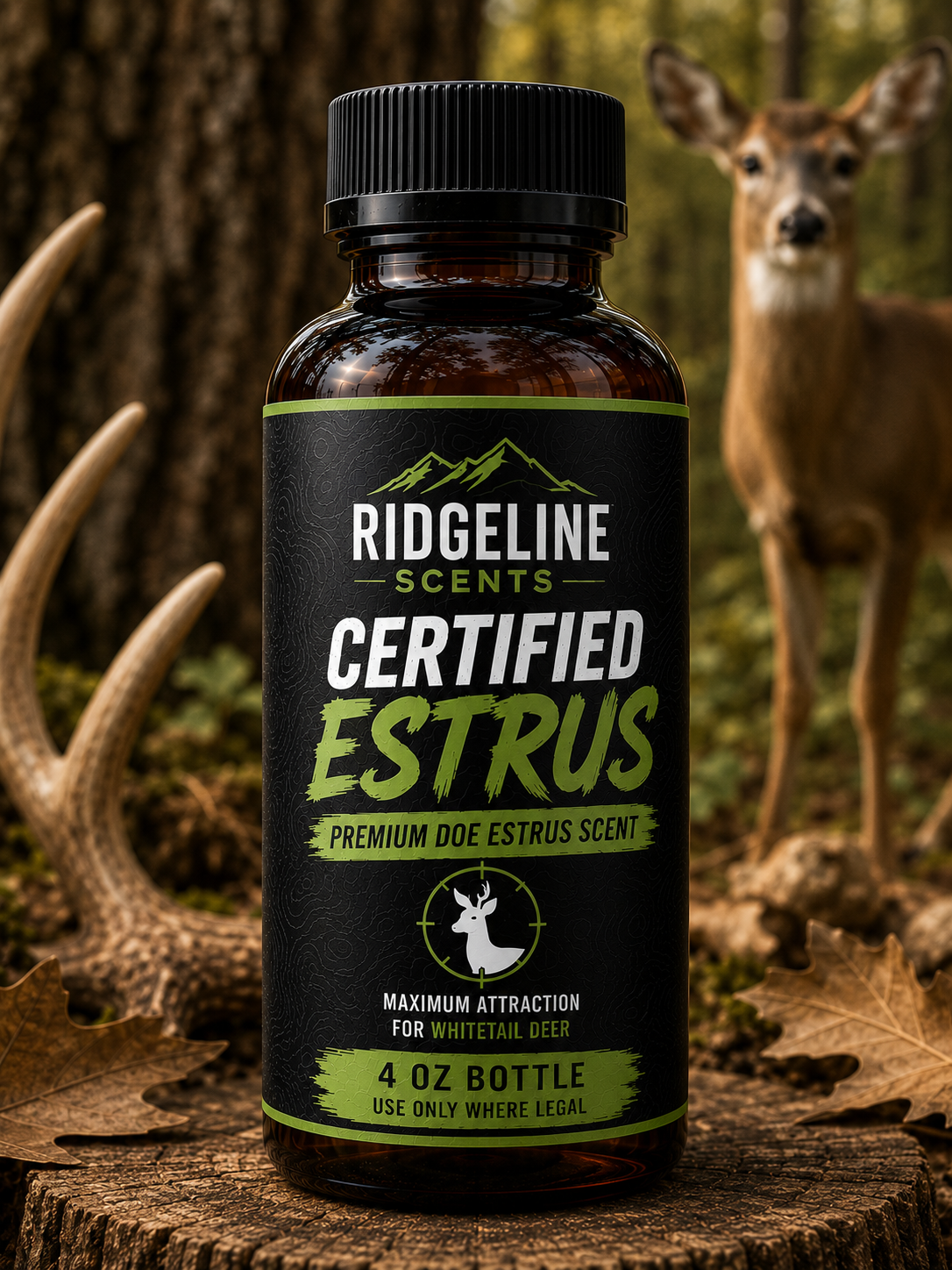 Ridge Haven Blinds Natural Deer Scents — 4 oz Bottles
